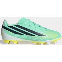 Adidas Junior F50 Hyperfast Club Firm Ground Football Boots - Green/Navy
