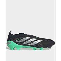 Adidas Mens Predator League Laceless Firm Ground Football Boots - Black/Green