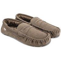Totes Isotoner Totes Suede Keeper Moccasin - Brown