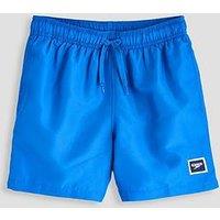 Speedo Boys Classic Logo Drawcord Swim Shorts - Blue