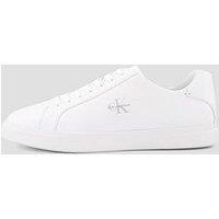Calvin Klein Low Profile Cupsole Leather Trainers - White