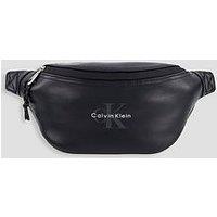 Calvin Klein Bold Logo Webbing Crossbody Bag - Black