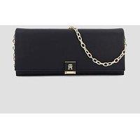 Tommy Hilfiger Chain Strap Clutch Bag - Black