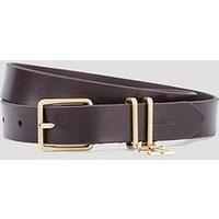 Calvin Klein Monogram Charm Keeper Belt 25Mm - Brown