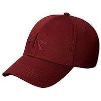 Calvin Klein Monologo Embroidery Baseball Cap - Red