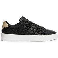 Tommy Hilfiger Tommy Hilfiger Court Monogram Trainers - Black