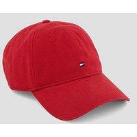 Tommy Hilfiger Flag Embroidery Baseball Cap - Red