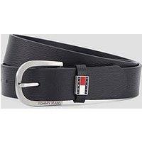 Tommy Jeans Ryan 3.5 Leather Belt - Black