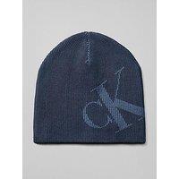 Calvin Klein Graphic Logo Scullcap Beanie - Navy