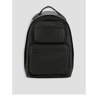 Tommy Hilfiger Modern Textured Dome Backpack - Black