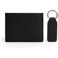 Tommy Hilfiger Men'S Keyring And Wallet Gift Set - Black