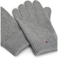 Tommy Hilfiger Hilfiger Flag Embroidery Gloves With Cashmere - Medium Grey Heather