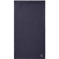 Calvin Klein Logo Ribbed Scarf - Blue