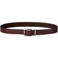 Calvin Klein Tumbled Nappa Leather Belt - Brown