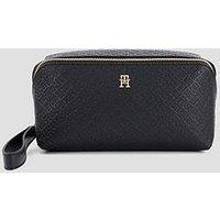 Tommy Hilfiger Hilfiger Icon Debossed Washbag - Black
