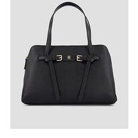 Tommy Hilfiger Buckle Tote Bag - Black