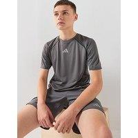 Adidas Junior Boys Tech Apparel T-Shirt - Grey