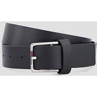 Tommy Hilfiger Austin 35 Leather Belt - Black