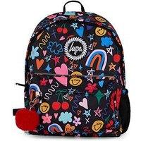 Hype Happy Days Doodle Backpack - Black