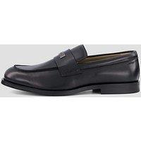 Calvin Klein Essential Rubber Leather Loafers - Black