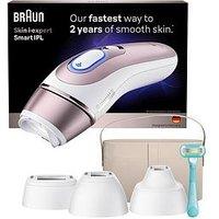 Braun Smart Ipl Skin I-Expert, At Home Hair Removal, With Free App, 4 Smart Heads, Pl7441