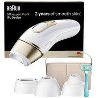 Braun Ipl Silk-Expert Pro 5, At Home Hair Removal, 4 Attachment Heads, Pl5441