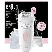 Braun Silk-Epil 5, Wet & Dry Epilator, Easy Hair Removal, Lasting Smooth Skin, 5-041, Flamingo Pink