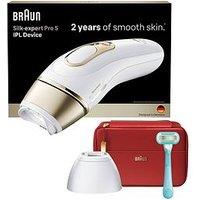 Braun Ipl Silk-Expert Pro 5, At Home Hair Removal, 2 Attachment Heads, Pl5221