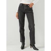 Tommy Jeans Sophie Low Rise Straight Jeans - Black