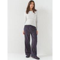 Tommy Hilfiger Essential Flannel Pyjamas And Slippers Gift Box - Grey