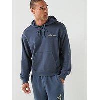 Calvin Klein Script Long Sleeved Hoodie - Blue