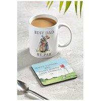 Love Abode Personalised Golf Mug & Coaster Set