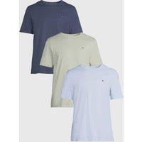Tommy Hilfiger Mens 3 Pack Cotton Jersey Crew Neck T-Shirts