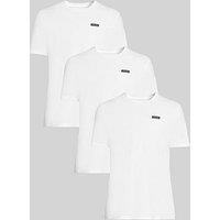 Calvin Klein Short Sleeve 3 Pack Crew Neck T-Shirts - White