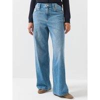 Calvin Klein Jeans Relaxed Baggy Fit Jeans - Mystic Blue