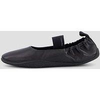Calvin Klein Women'S Leather Ballet Trainers - Black