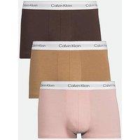 Calvin Klein 3 Pack Low Rise Trunks - Assorted