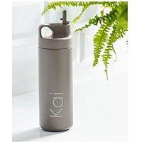 Love Abode Personalised Straw Personalised Insulated Water Bottle: Stainless Steel Flask With Straw, 500Ml