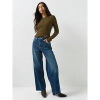 Calvin Klein Jeans Relaxed Baggy Fit Jeans - Indigo Rush