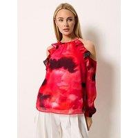 Star By Julien Macdonald Cold Shoulder Top