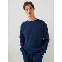 Tommy Hilfiger Long Sleeve Waffle Flannel Pyjama Set - Blue