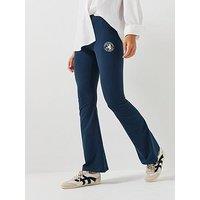 Tommy Hilfiger Heritage Logo Flared Lounge Leggings - Blue