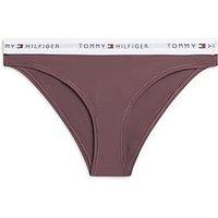 Tommy Hilfiger Signature Logo Single Bikini Brief - Brown