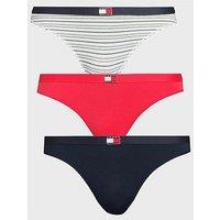 Tommy Hilfiger Womens 3 Pack Stretch Cotton Bikini Briefs