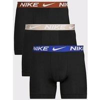 Nike Essential Micro Fibre 3 Pack Boxer Brief - Black