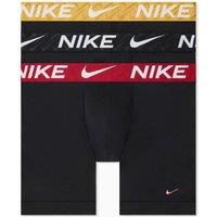 Nike Mens Essential Micro Fibre Stretch 3 Pack Boxer Briefs - Black
