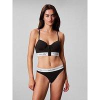 Calvin Klein Icon Cotton Modal Bikini Briefs - Black