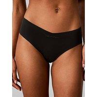 Calvin Klein Seamless Single Black Thong - Black