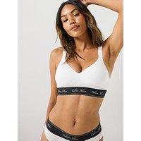 Calvin Klein Lift Bralette Icon Cotton - White