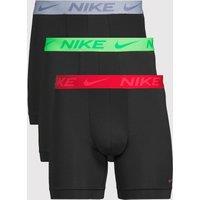 Nike Mens Essentials 3 Pack Microfibre Stretch Boxer Briefs - Black